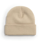 Warm knit beanie with a stretch 54-60cm fit