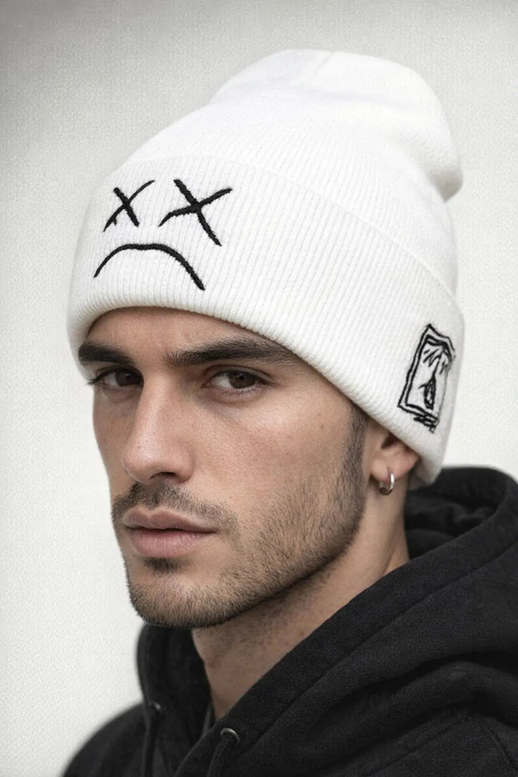SAD Knitted Cotton Beanie