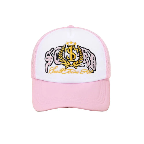 Pink Breathable Trucker Cap