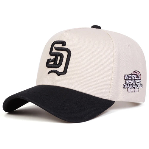 Beige World Series Champions Baseball Cap
