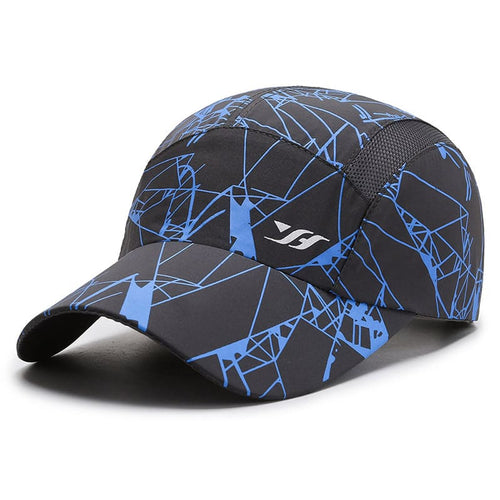 Gray Abstract Baseball Cap