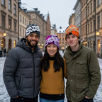 SNSE Winter Abstract Skully Beanie