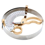 Adjustable Hat Size Measuring Tool Stainless Steel Scissor Ruler