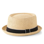 Saint Jean Summer Straw Porkpie Hat