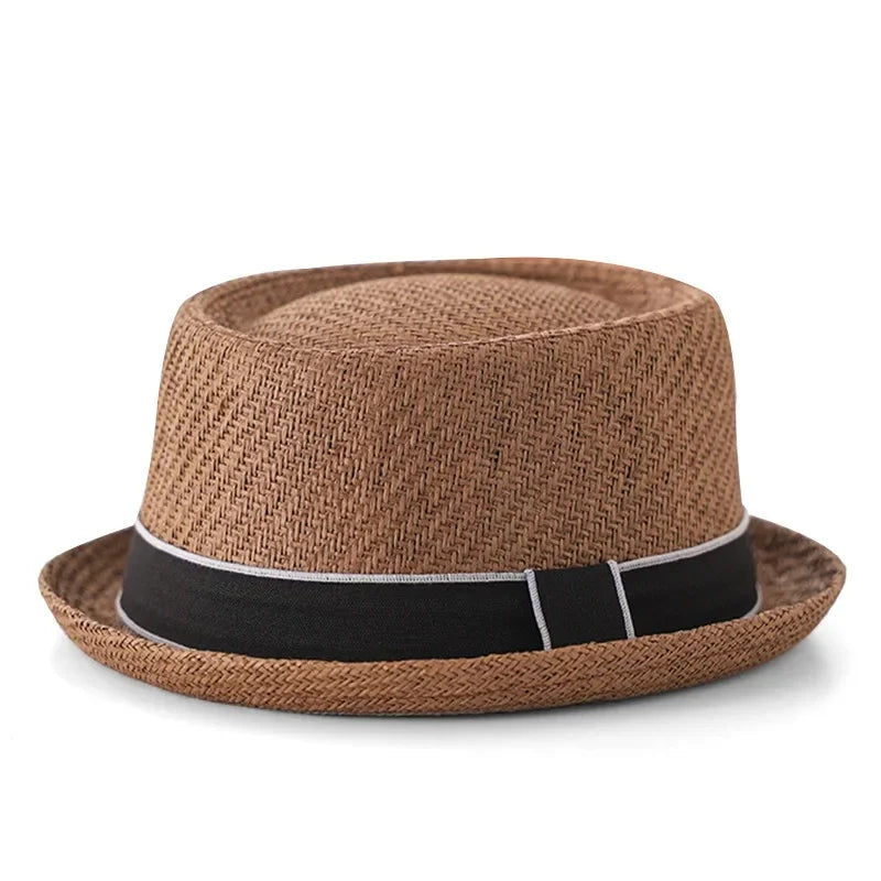 Saint Jean Summer Straw Porkpie Hat