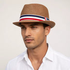 Saint Jean Summer Straw Porkpie Hat