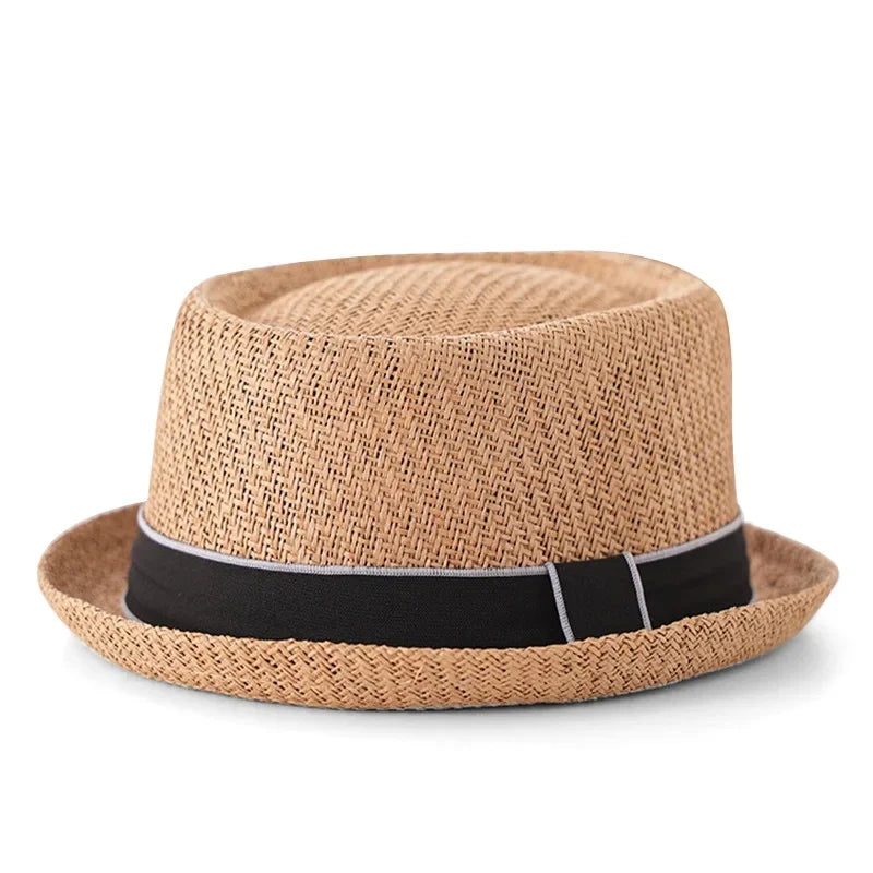 Saint Jean Summer Straw Porkpie Hat