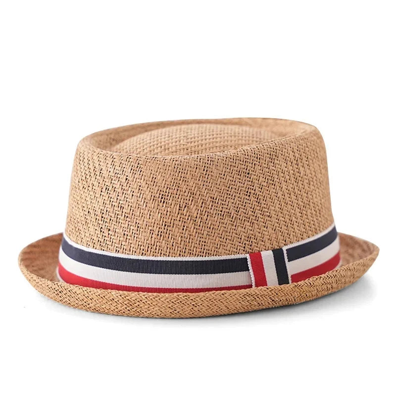 Saint Jean Summer Straw Porkpie Hat