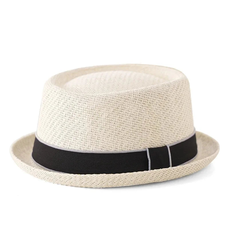 Saint Jean Summer Straw Porkpie Hat