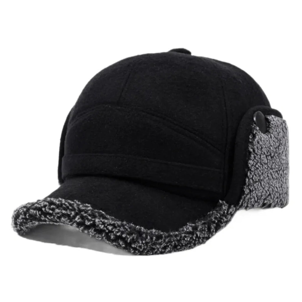Saint Paul Winter Fur Earflaps Baseball Cap