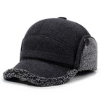 Saint Paul Winter Fur Earflaps Baseball Cap
