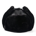 Saint Petersburg Leather Trapper Bomber Hat