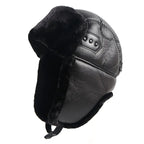 Saint Petersburg Leather Trapper Bomber Hat