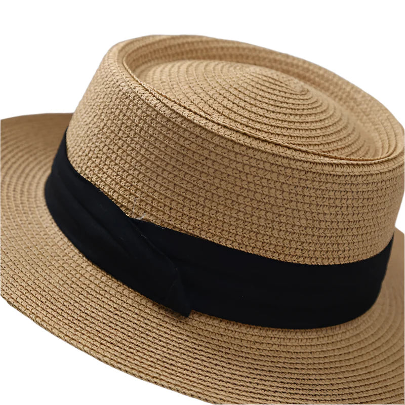 San Fernando Summer Straw Porkpie Hat