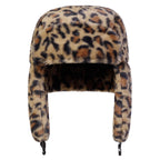 Savanna Leopard Print Winter Bomber Hat