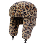 Savanna Leopard Print Winter Bomber Hat