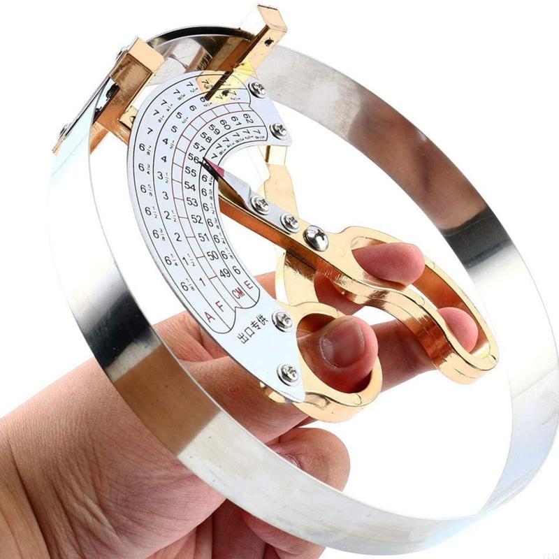 Adjustable Hat Size Measuring Tool Stainless Steel Scissor Ruler