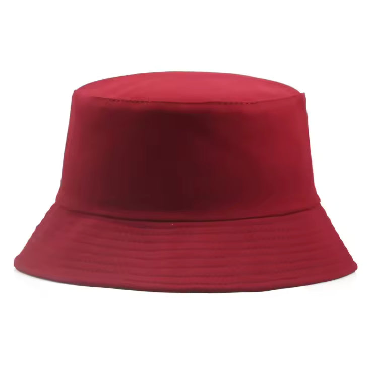 Yellow custom logo bucket hat for summer streetwear
