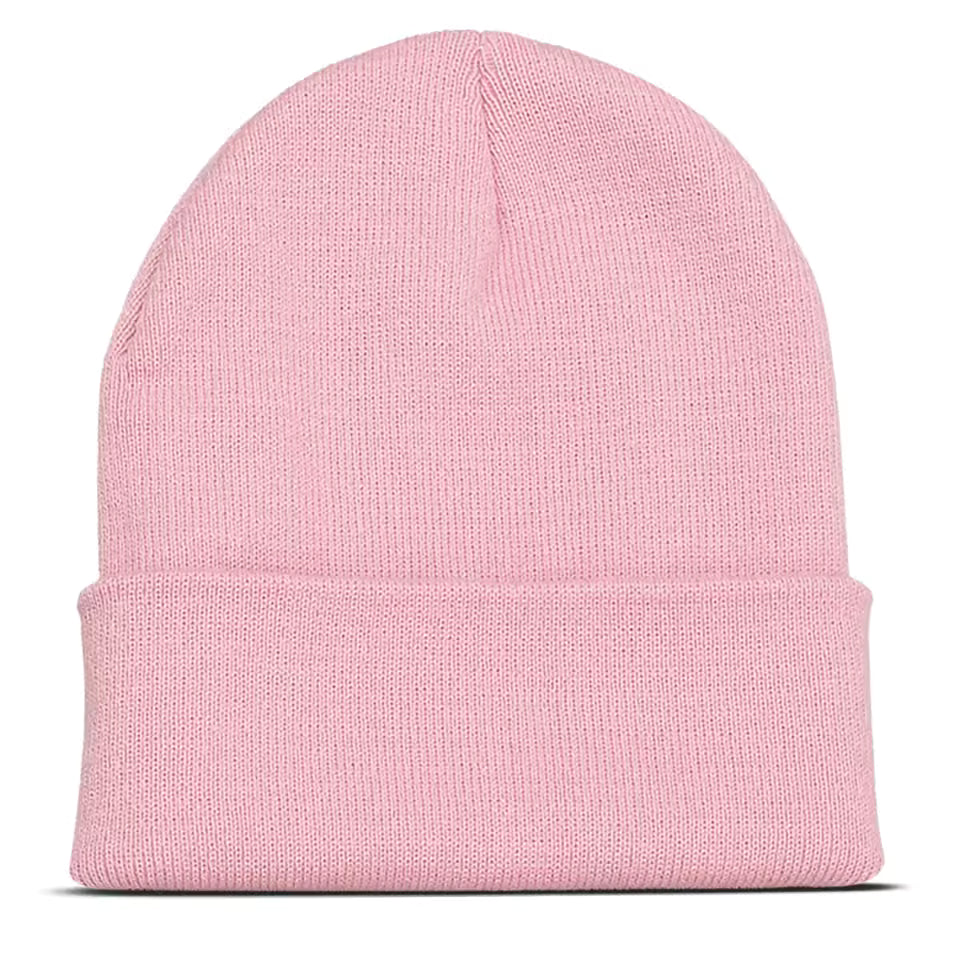 Grey unisex beanie, soft acrylic winter hat