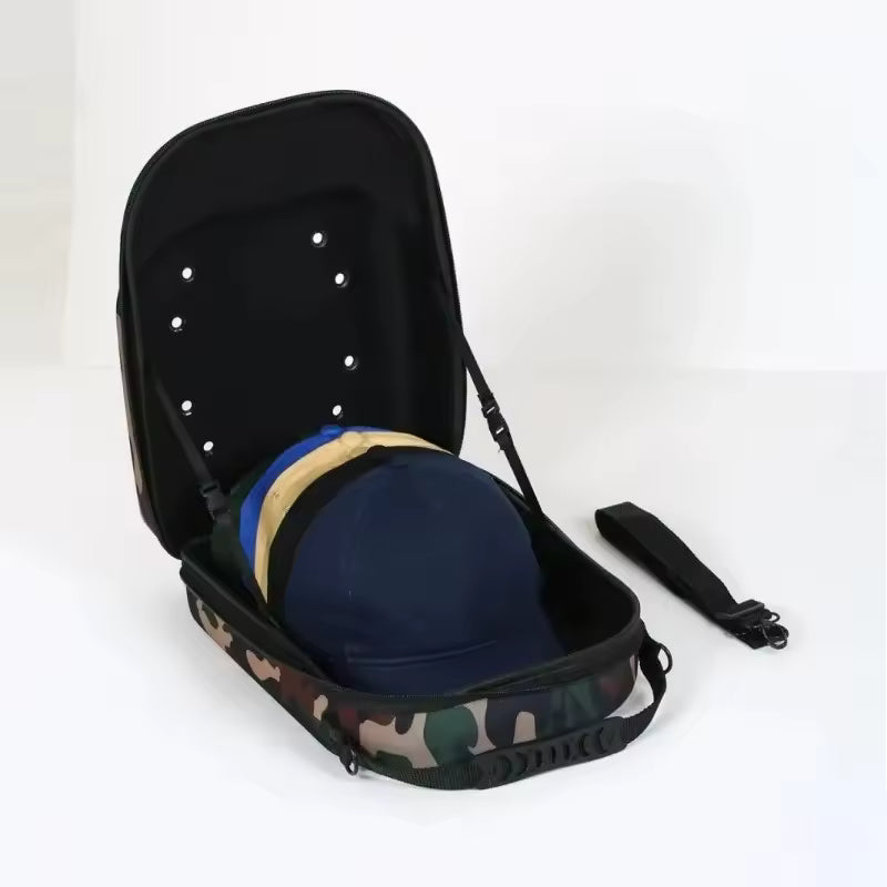 Hard Shell Hat Travel Case, Protective Baseball Cap Storage Bag