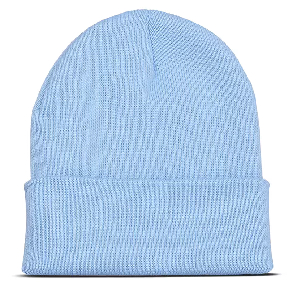 Yellow custom embroidered beanie hat