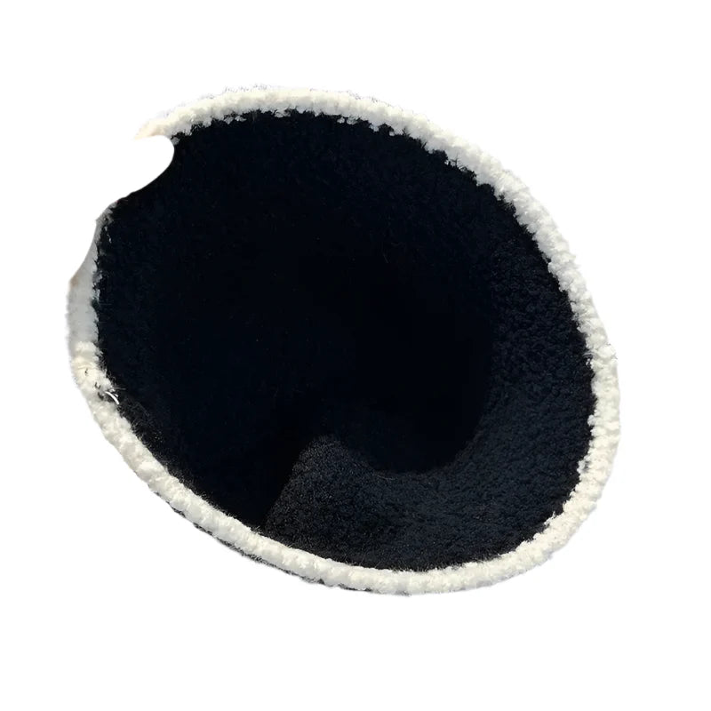 Scarlett Fur Crochet Bucket Hat