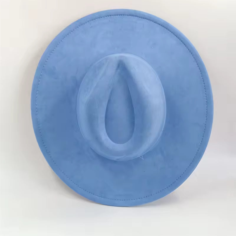 Unisex Suede Style Dress Fedora