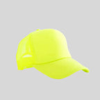 Personalized logo trucker hat in brown – custom mesh-back baseball cap