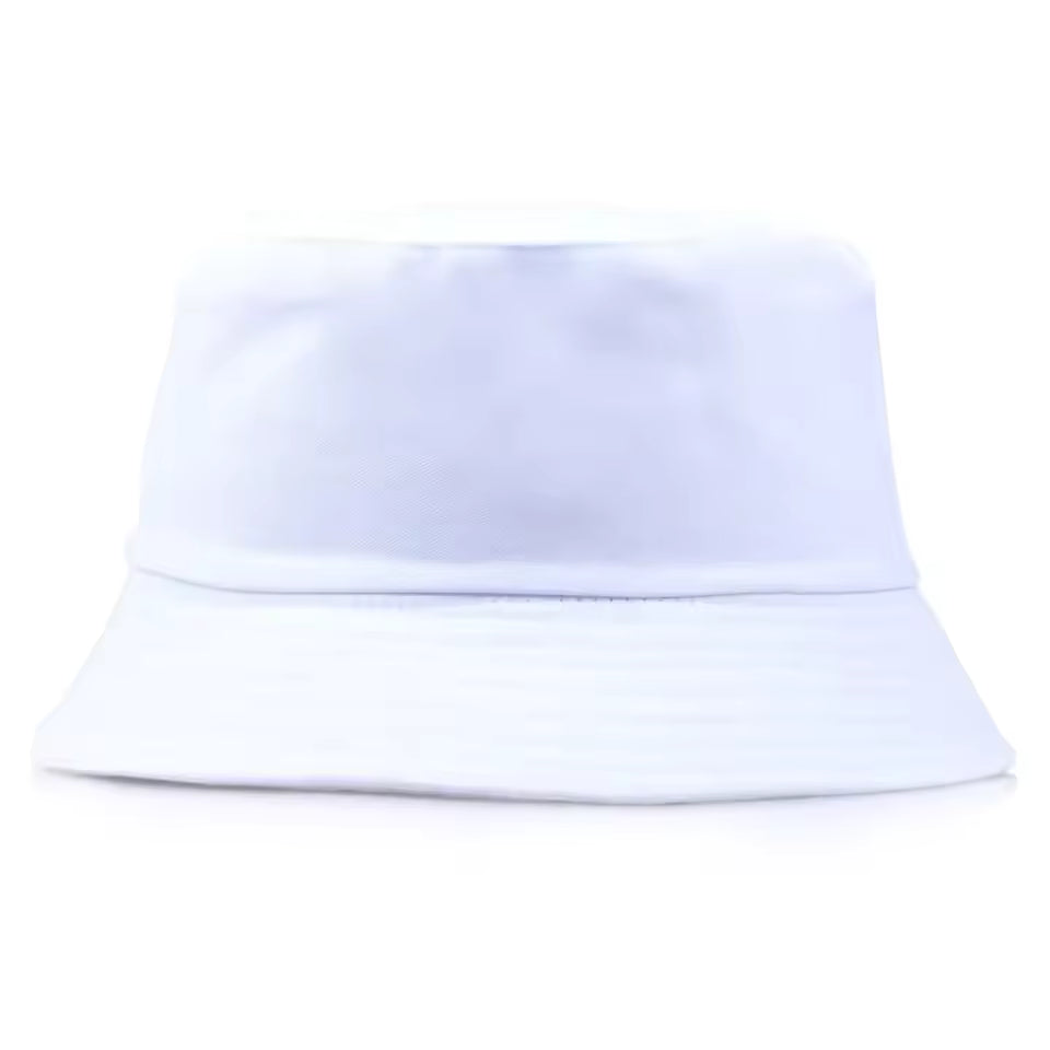 Breathable cotton-polyester bucket hat for summer wear