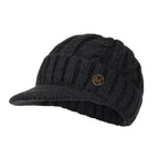 Seattle Winter Plush Knitted Visor Beanie