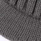 Seattle Winter Plush Knitted Visor Beanie