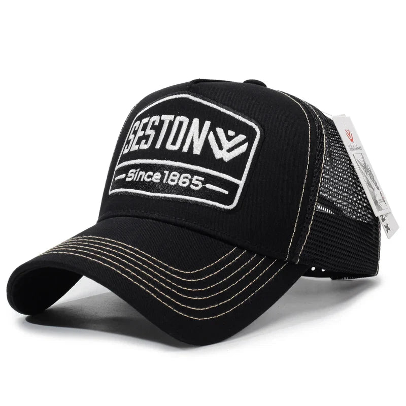 Seston 1865 Embroidered Trucker Cap