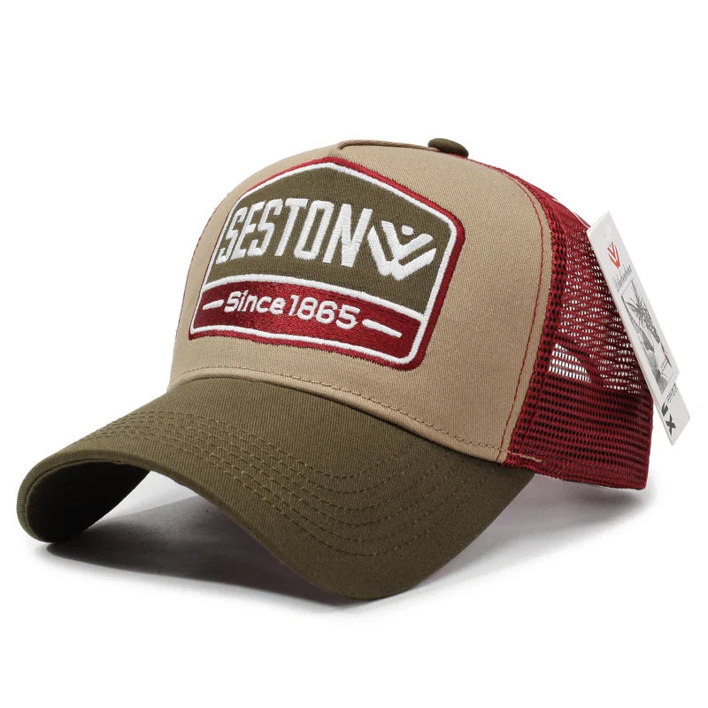 Seston 1865 Embroidered Trucker Cap
