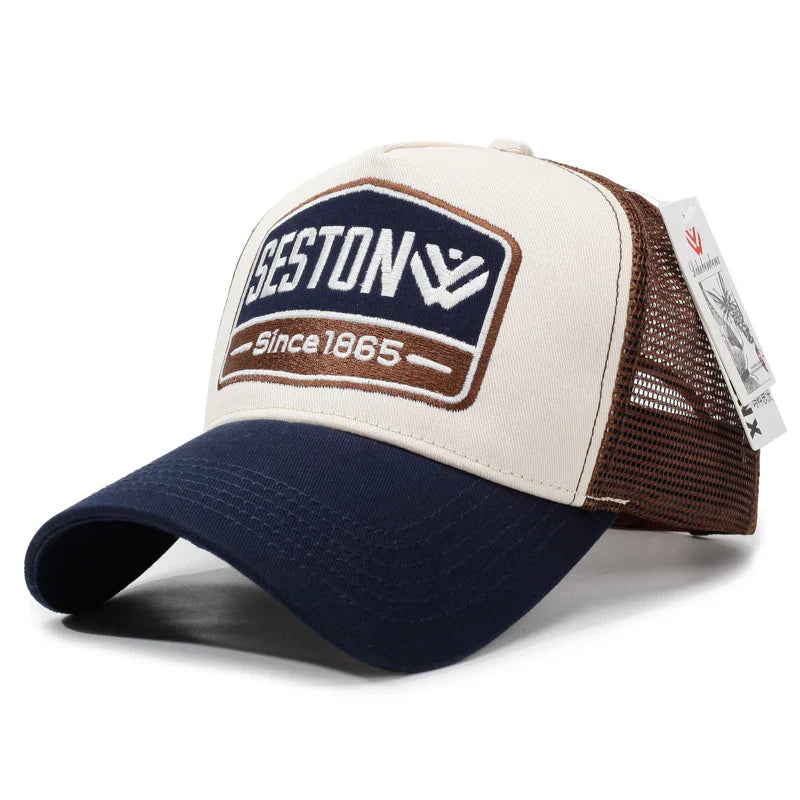 Seston 1865 Embroidered Trucker Cap
