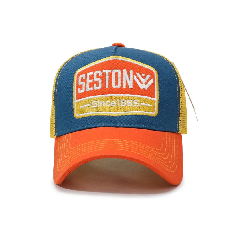Seston 1865 Embroidered Trucker Cap