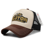 Seston Golden Logo Trucker Cap