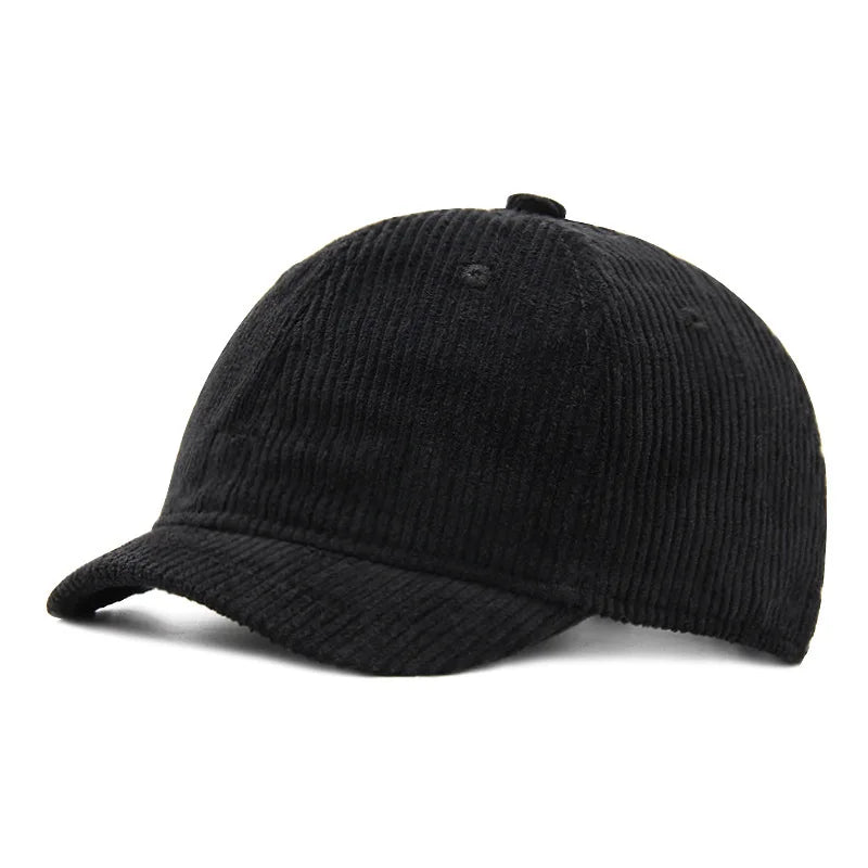 Seul Corduroy Short Brim Baseball Cap