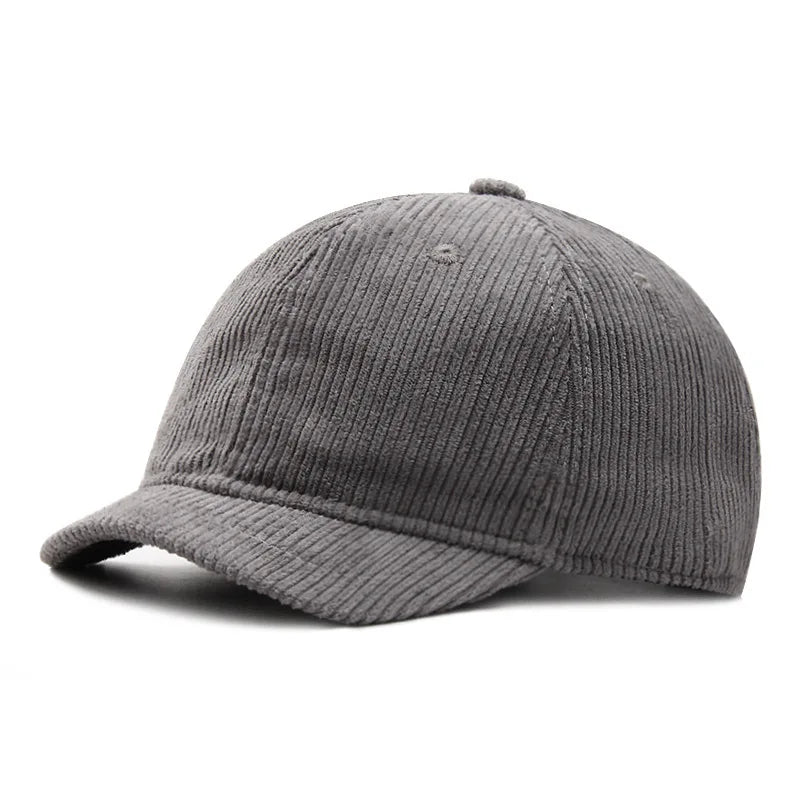 Seul Corduroy Short Brim Baseball Cap