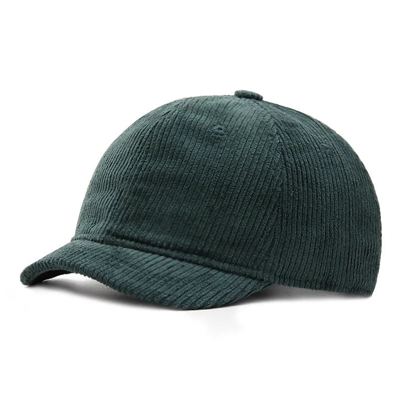 Seul Corduroy Short Brim Baseball Cap