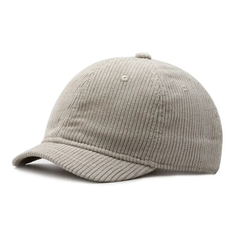 Seul Corduroy Short Brim Baseball Cap