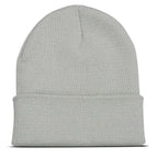 Purple acrylic winter beanie hat