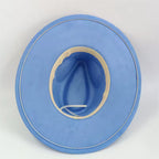 Wide Brim Fashion Hat with Feathers