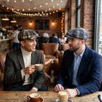 Sheffield Plaid Wool Newsboy Cap