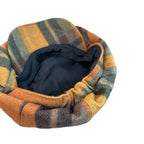 Sheffield Plaid Wool Newsboy Cap