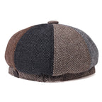 Shelby 4 Colors Herringbone Newsboy Cap