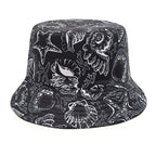 Shells Print Reversible Bucket Hat