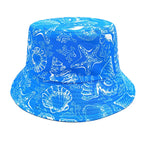 Shells Print Reversible Bucket Hat