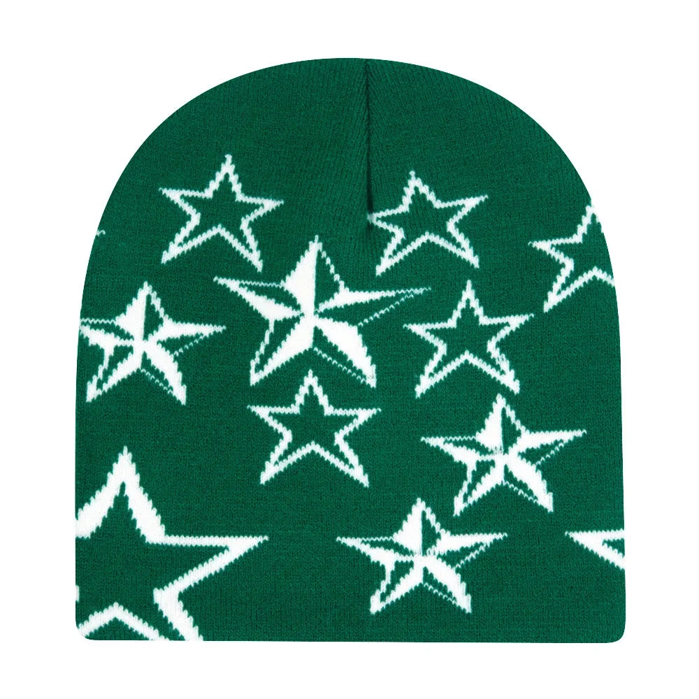 Shining Stars Winter Knitted Beanie