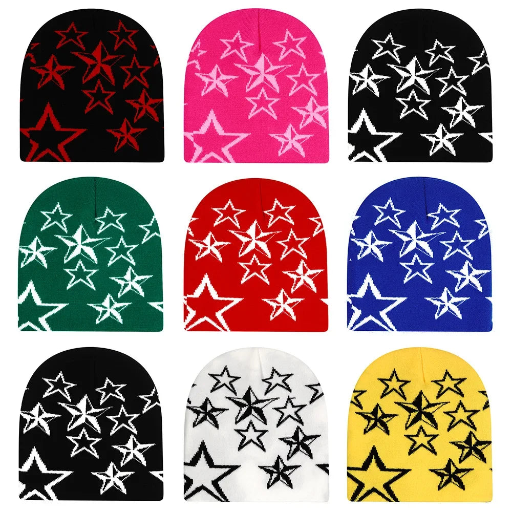 Shining Stars Winter Knitted Beanie
