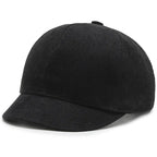 Short Brim Corduroy Baseball Cap